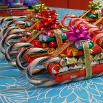 मिठाई के लिए सुंदर और मूल नया साल की पैकेजिंग