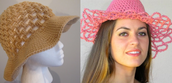 महिला गर्मी टोपी crochet