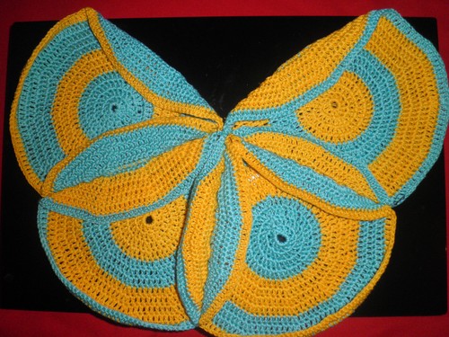 उज्ज्वल गर्मियों के बैग crocheted