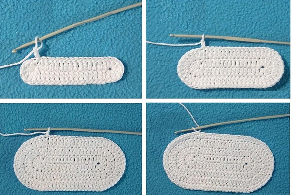 शुरुआती के लिए चरण-दर-चरण विवरण के साथ Crochet booties