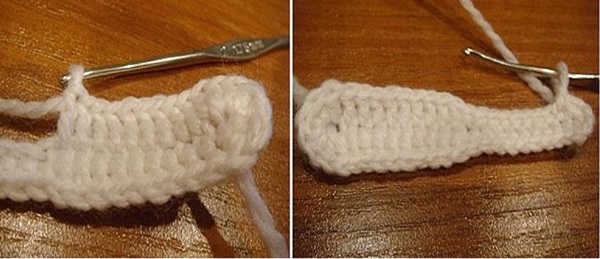 शुरुआती के लिए चरण-दर-चरण विवरण के साथ Crochet booties