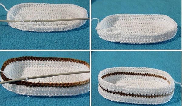 शुरुआती के लिए चरण-दर-चरण विवरण के साथ Crochet booties