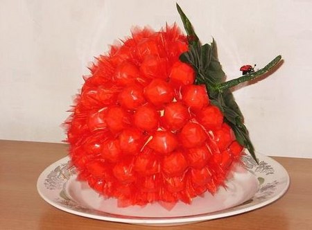चॉकलेट से उपहार, फोटो के साथ अच्छे विचार