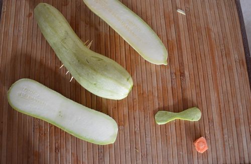 खुद के हाथों से सब्जियों से शिल्प