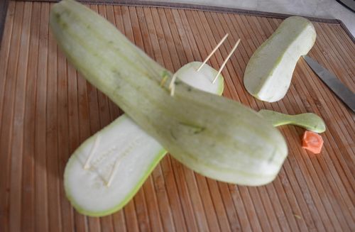 खुद के हाथों से सब्जियों से शिल्प