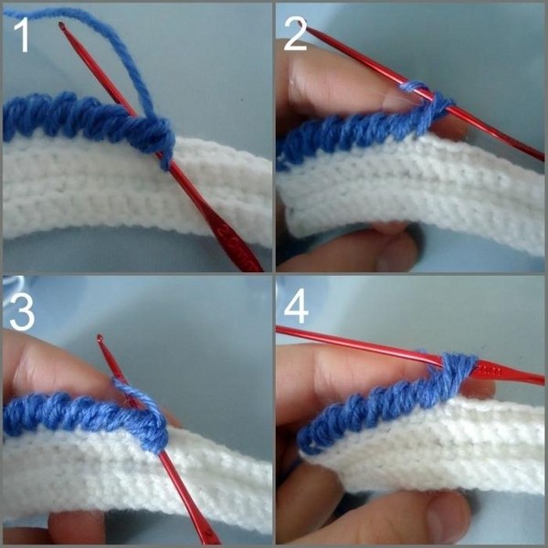 Crochet "Rachy कदम" - निष्पादन की तकनीक