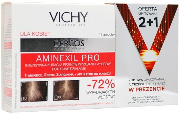 Dercos AMINEXIL SP94 पुरुष 12 ampoules के लिए बालों के झड़ने के खिलाफ है Dercos AMINEXIL SP94 पुरुष 12 ampoules के लिए बालों के झड़ने के खिलाफ है