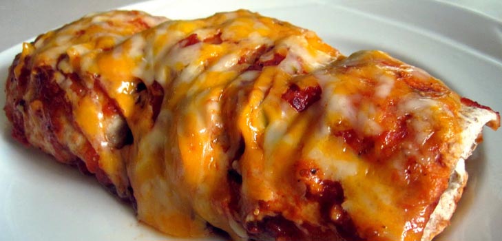 सेम और जड़ सब्जियों के साथ Enchiladas