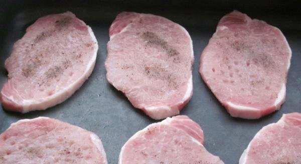 पोर्क marinaded सूअर का मांस मांस, कटा हुआ