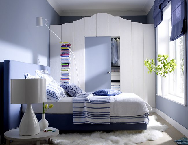 एक छोटे से बेडरूम का डिजाइन