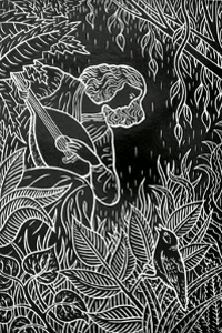 Sgraffito - प्लास्टर पर सजावटी नक्काशी Sgraffito - प्लास्टर पर सजावटी नक्काशी